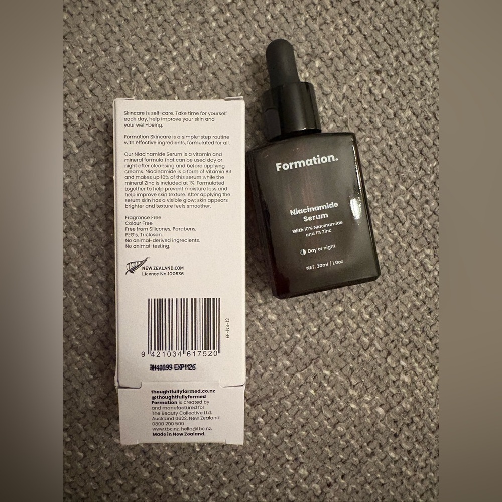 Formation Niacinamide Serum – 10% Niacinamide + 1% Zinc (30ml) - Picture 4 of 4
